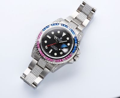 ROLEX GMT-Master II 904L Steel 40mm Etc2836 Movement Watch
